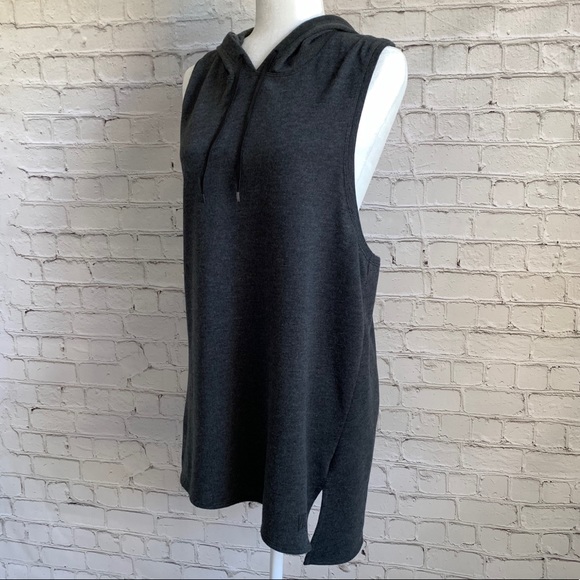 Victoria's Secret Tops - Victoria Secret Sleeveless Hoodie Sz Large